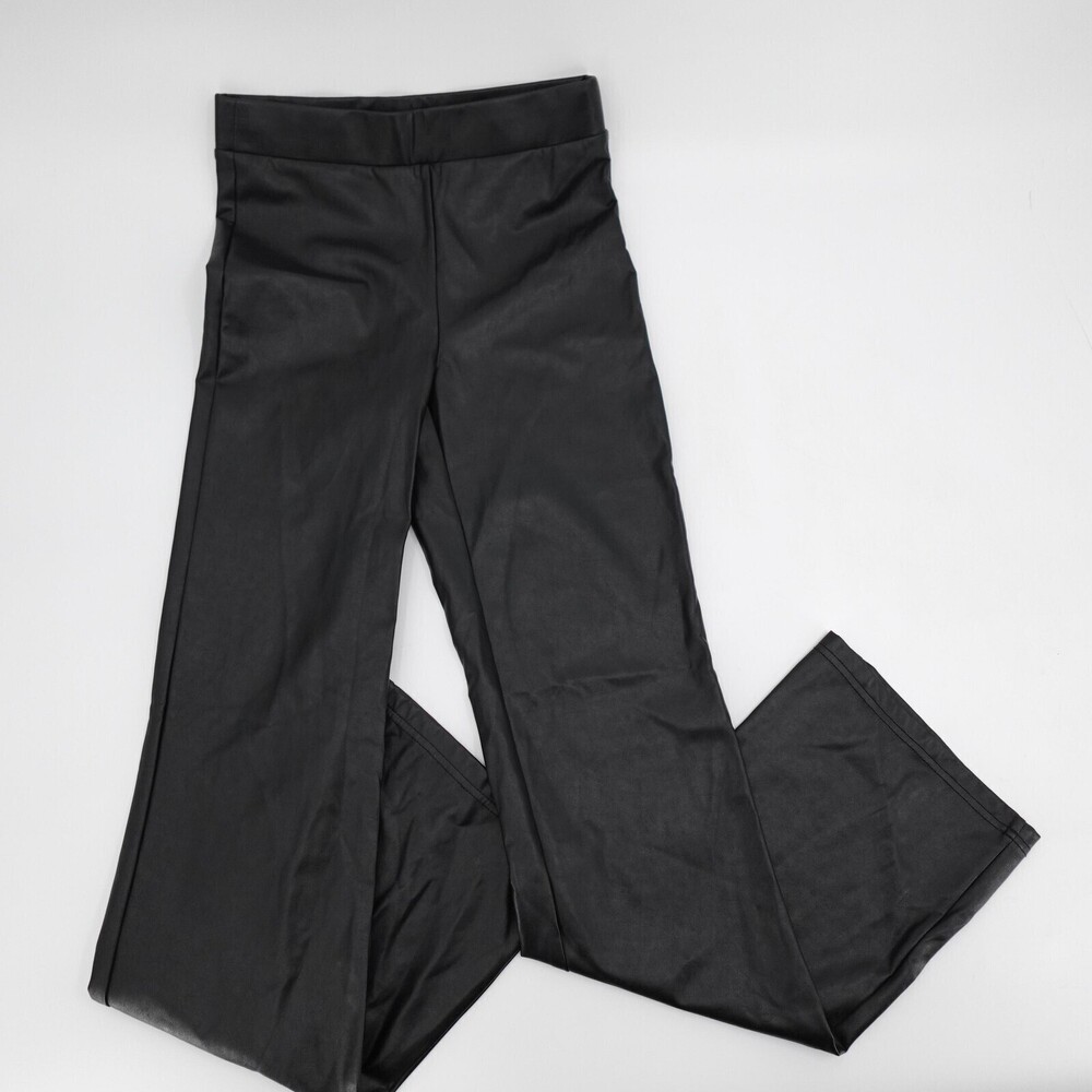 TEN BY BABATON Leggings Womens Small Black Faux Leather High Rise Stretch Pants